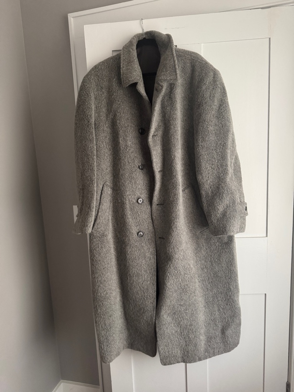 Lord & Taylor Men's Gray Wool Pea Coat